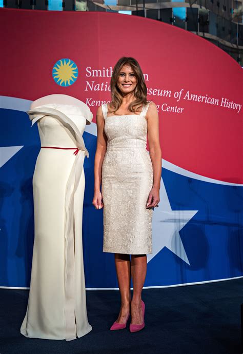 Melania trump gowns